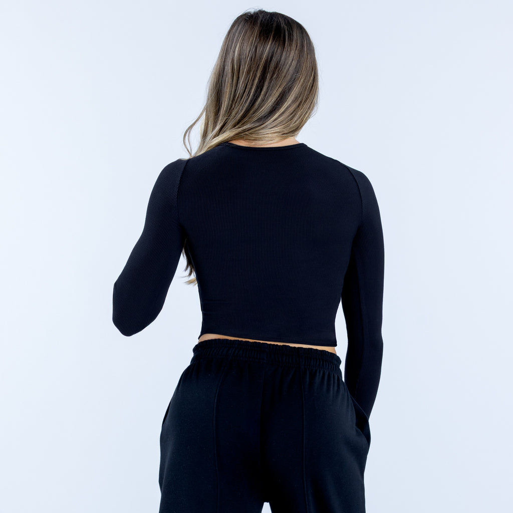 Revive Long Sleeve Ribbed Top