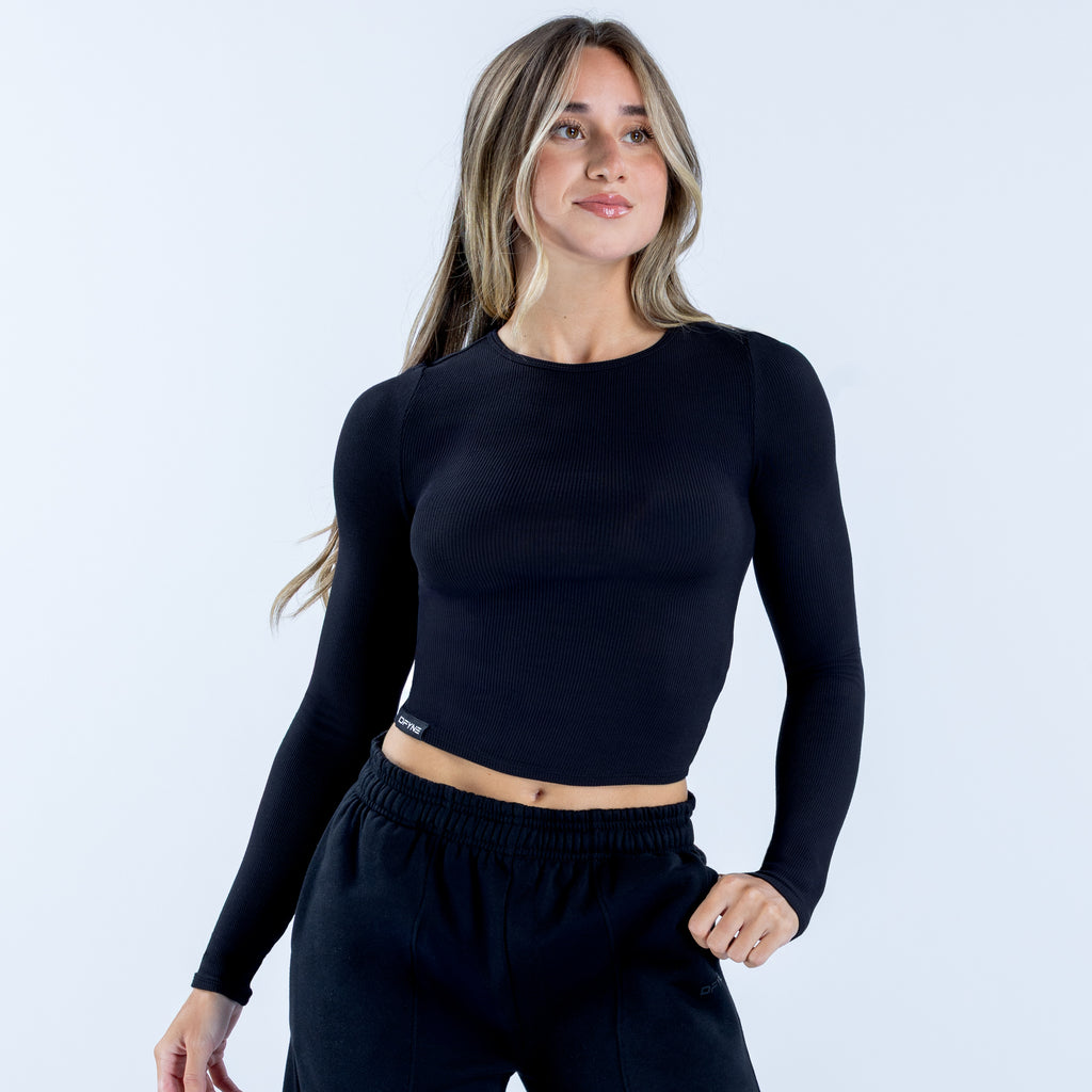 Revive Long Sleeve Ribbed Top