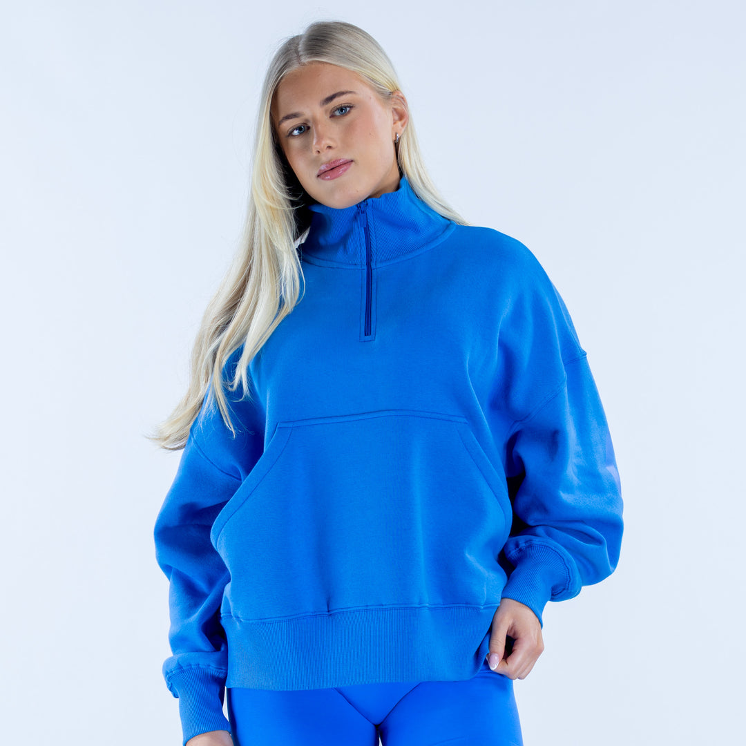 Signature Quarter Zip Sweatshirt