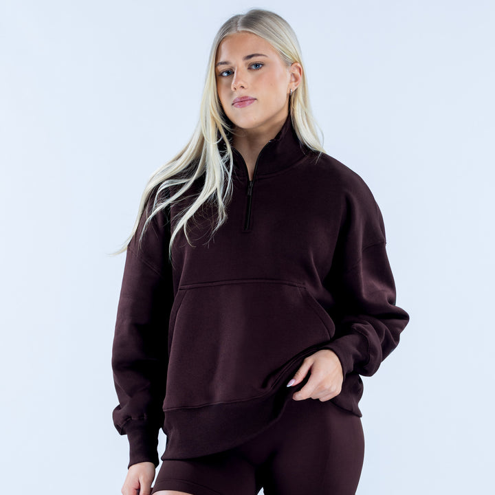 Signature Quarter Zip Sweatshirt